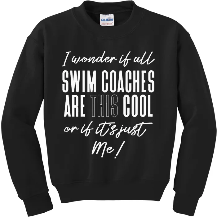 Swim Coaches Gift for Swimming Coach Kids Sweatshirt