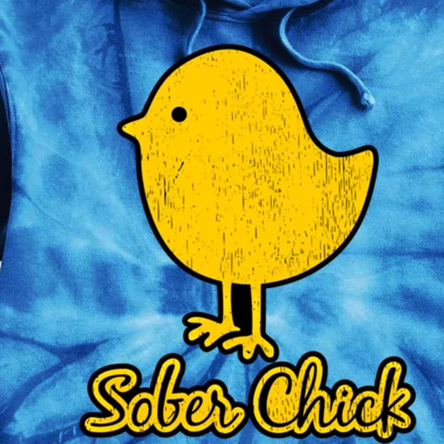 Sober Chick Gift Cute Sobriey Gift Tie Dye Hoodie