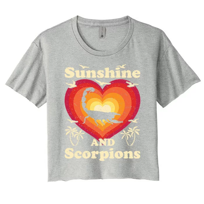 Scorpion Cute Gift Women's Crop Top Tee