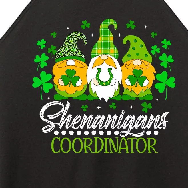 Shenanigans Coordinator Gnome Irish Shamrock Patricks Day Women’s Perfect Tri Rocker Tank