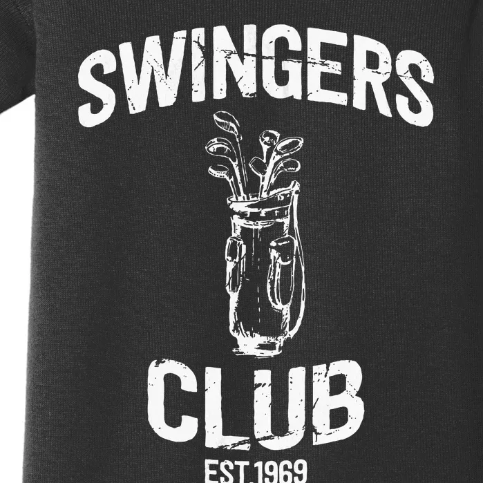 Swingers Club Golf Clubs Funny Golf Sarcastic Golfing Baby Bodysuit