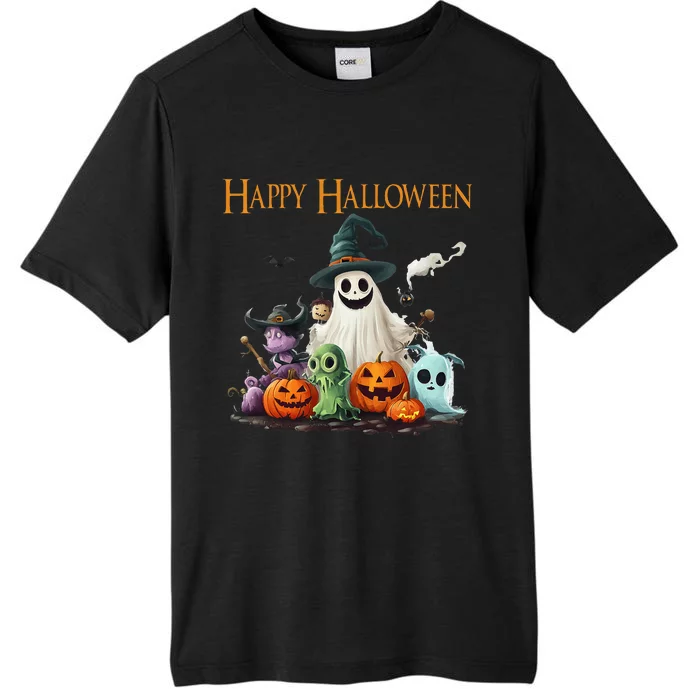 Spooky Cute Ghost Halloween Costume Happy Halloween Ghost ChromaSoft Performance T-Shirt