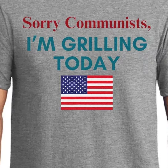 Sorry Communists Grilling Today 4th Of July Pajama Set