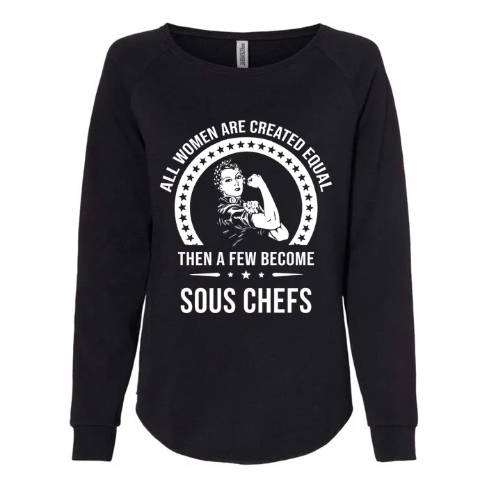 Sous Chef Gift Sous Chef Funny Gift Womens California Wash Sweatshirt