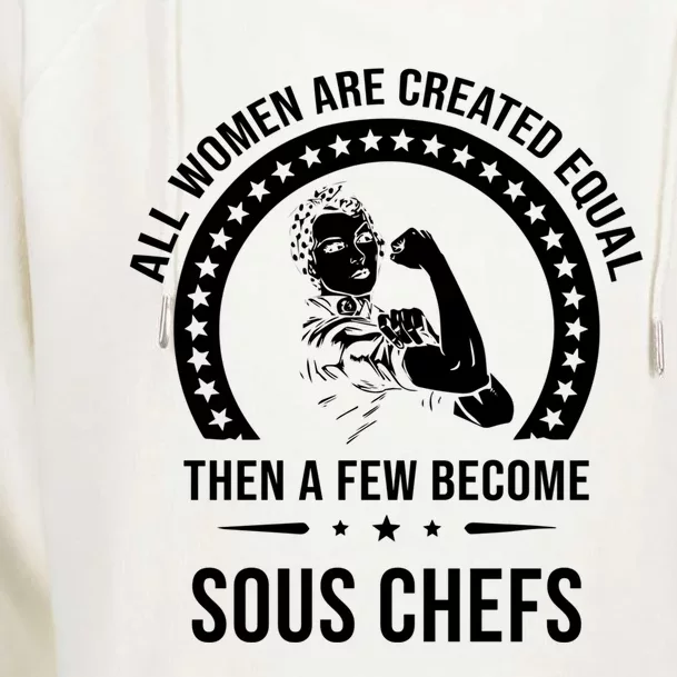 Sous Chef Gift Sous Chef Funny Gift Womens Funnel Neck Pullover Hood