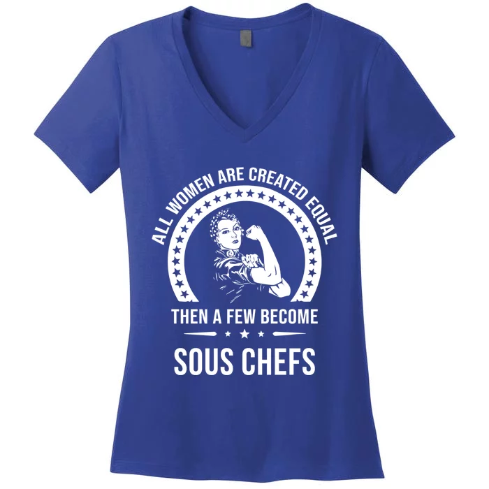 Sous Chef Gift Sous Chef Funny Gift Women's V-Neck T-Shirt