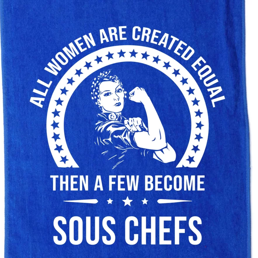 Sous Chef Gift Sous Chef Funny Gift Platinum Collection Golf Towel