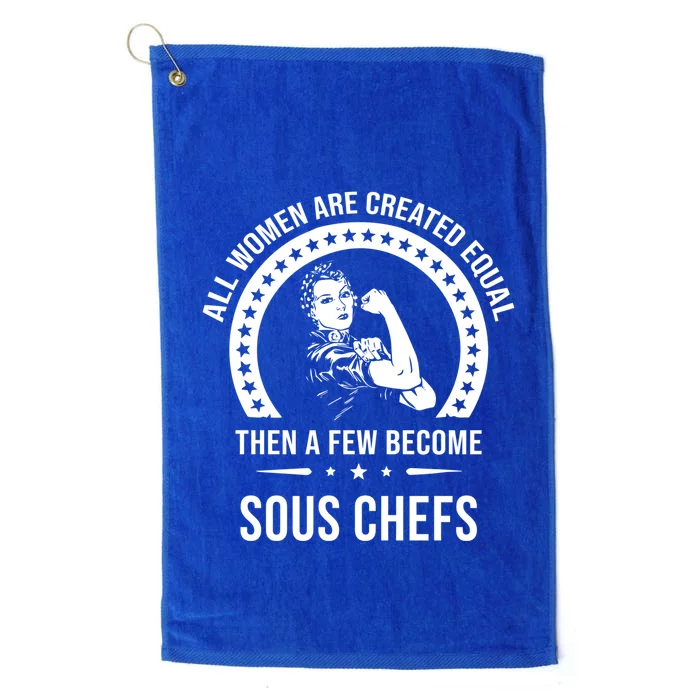 Sous Chef Gift Sous Chef Funny Gift Platinum Collection Golf Towel