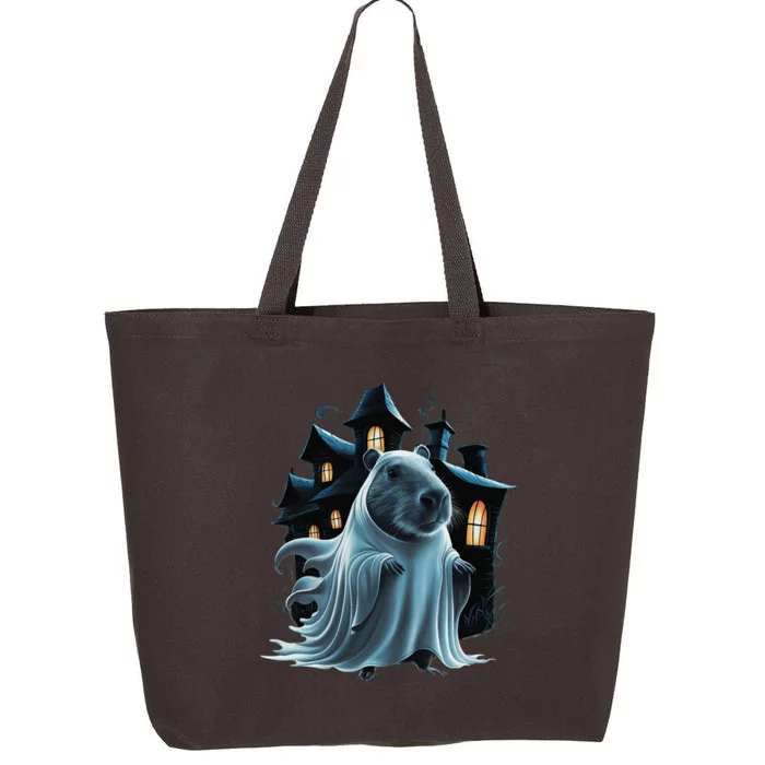 Spooky Capybara Ghost Haunted Halloween House Phantom 25L Jumbo Tote