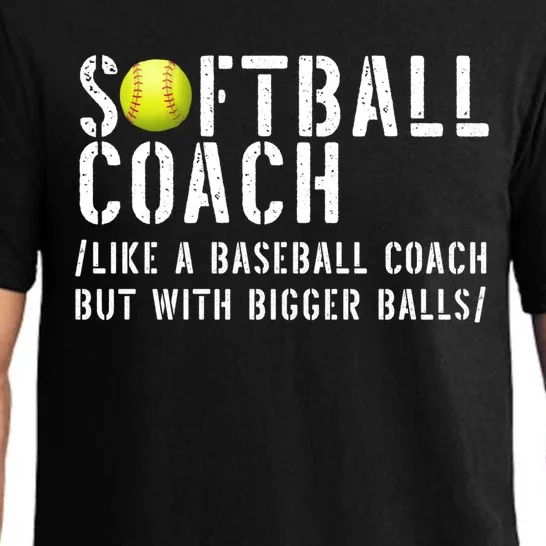 Softball Coach Gift Softball Dad Softball Coach Gift Pajama Set