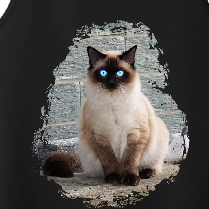 Siamese Cat Gift Performance Tank