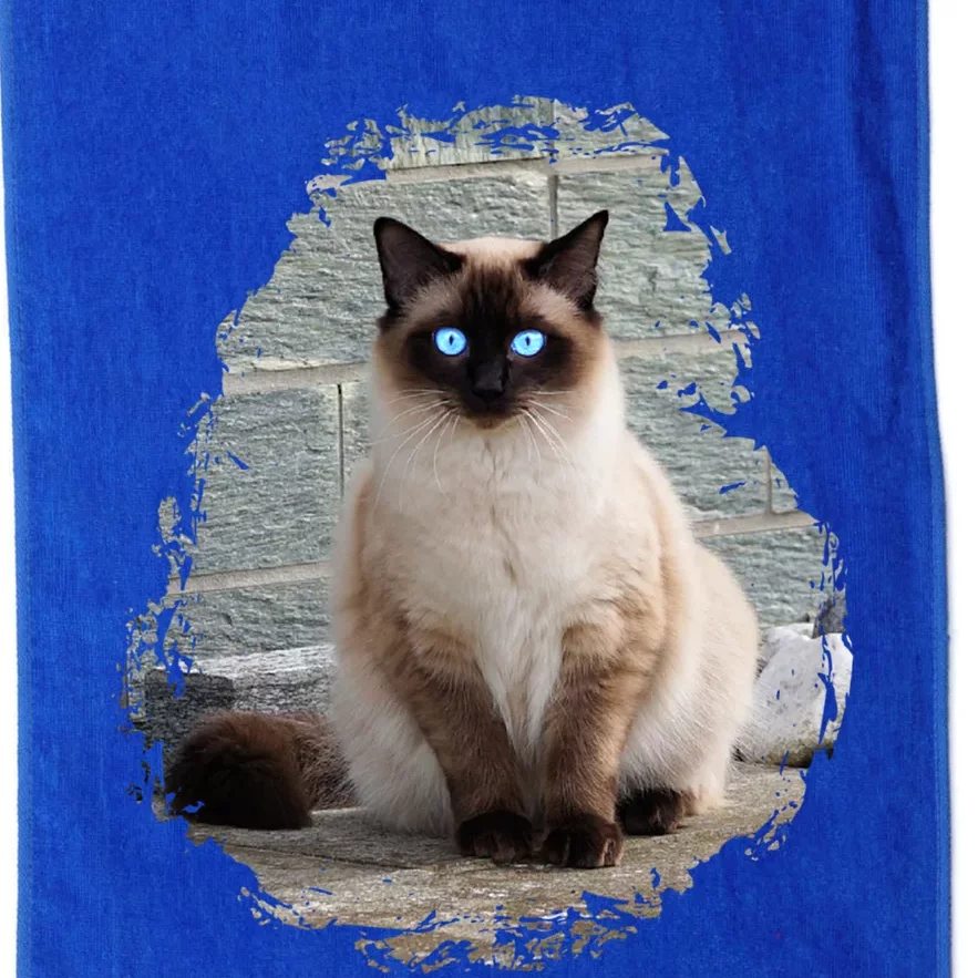 Siamese Cat Gift Platinum Collection Golf Towel