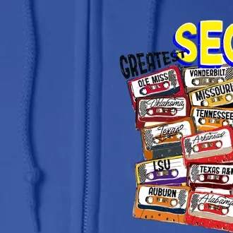 Sec Conference Greatest Hits College Football Game Day Cassette Tape Full Zip Hoodie