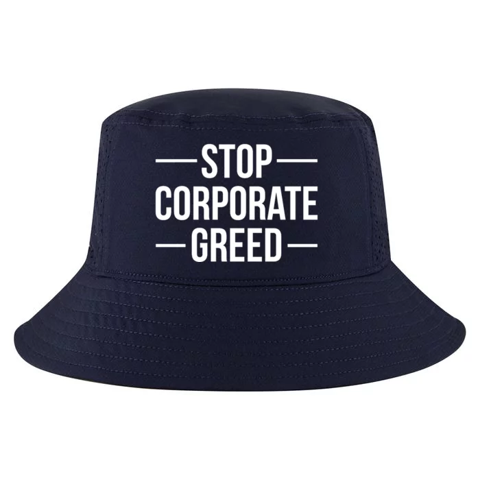 Stop Corporate Greed Heath Workers Strike Cool Comfort Performance Bucket Hat