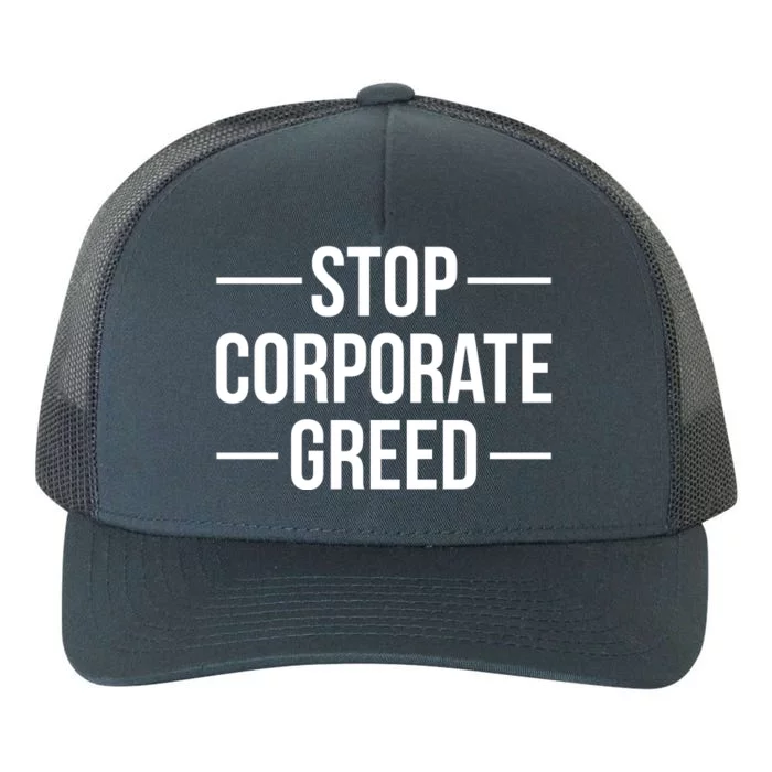 Stop Corporate Greed Heath Workers Strike Yupoong Adult 5-Panel Trucker Hat