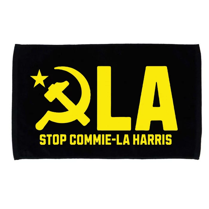 Stop Commiela Harris Kamala Communism Trump Supporter 2024 Microfiber Hand Towel