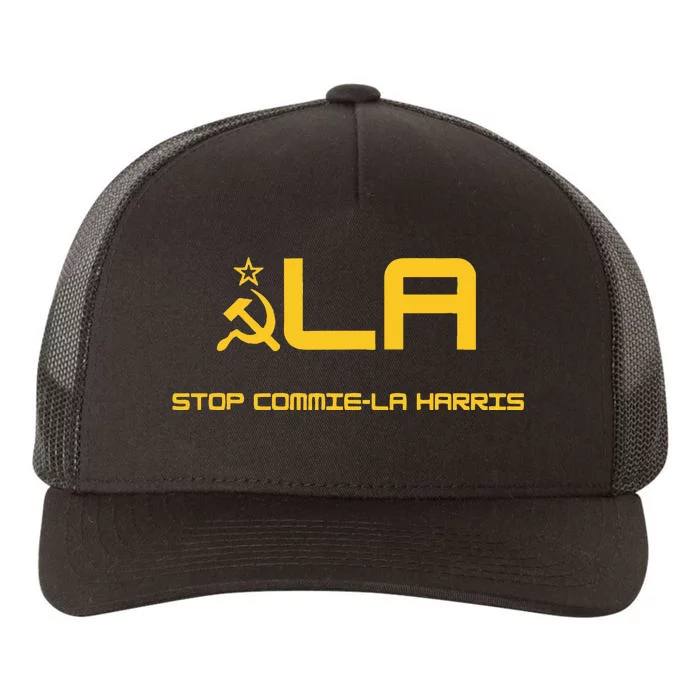 Stop Commiela Harris Stop Kamala Yupoong Adult 5-Panel Trucker Hat