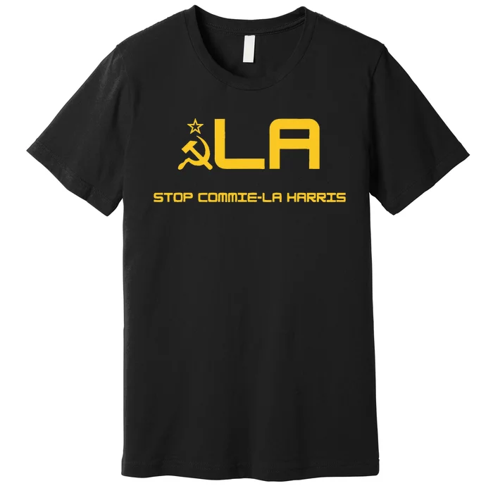 Stop Commiela Harris Stop Kamala Premium T-Shirt