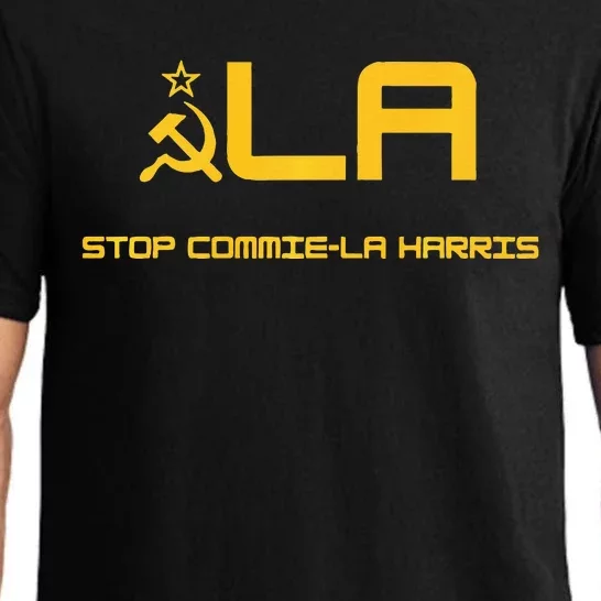 Stop Commiela Harris Stop Kamala Trump 2024 Pajama Set