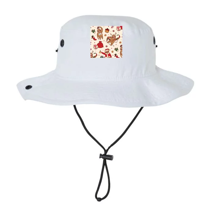 Sloth Christmas Holiday Legacy Cool Fit Booney Bucket Hat