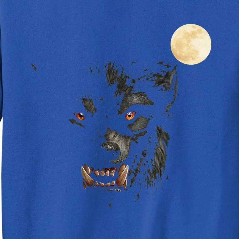 Scary Cool Halloween Werewolf Lychan Trick Or Treat Party Sweatshirt