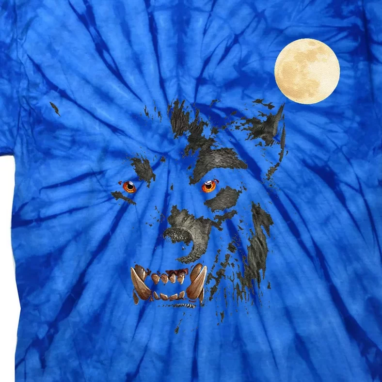 Scary Cool Halloween Werewolf Lychan Trick Or Treat Party Tie-Dye T-Shirt