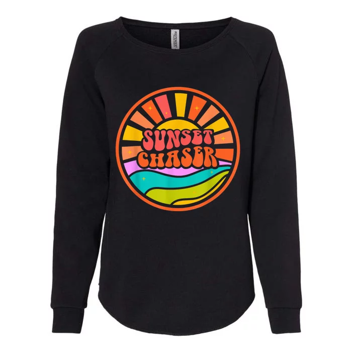 Sunset Chaser (Happy Summer Collection) Womens California Wash Sweatshirt