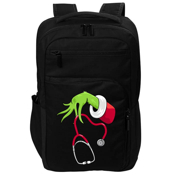 Stethoscope Christmas Holiday Impact Tech Backpack