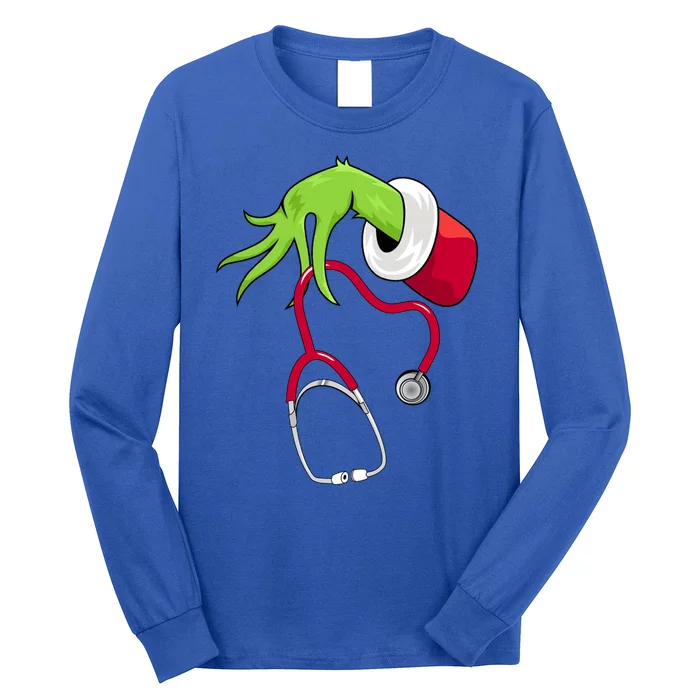 Stethoscope Christmas Holiday Long Sleeve Shirt