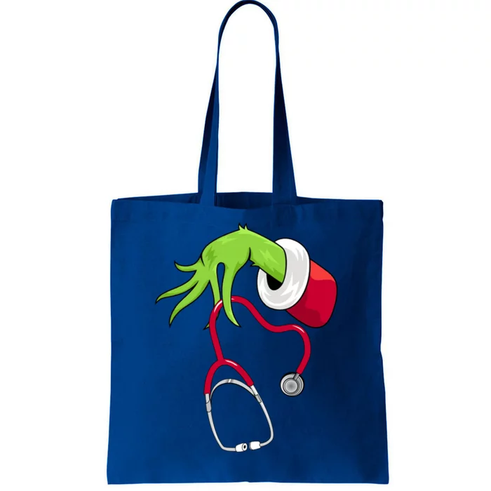 Stethoscope Christmas Holiday Tote Bag