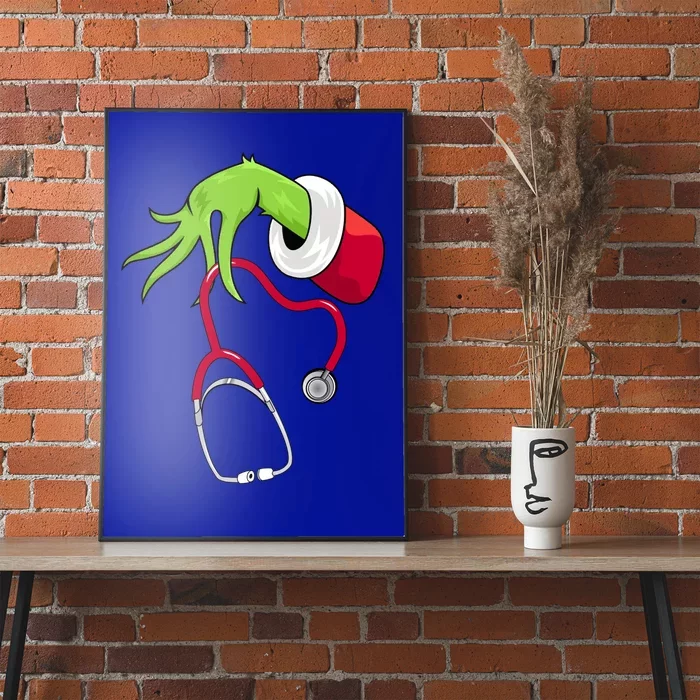 Stethoscope Christmas Holiday Poster