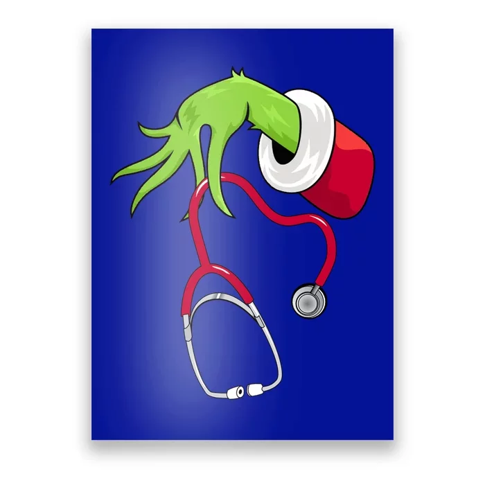 Stethoscope Christmas Holiday Poster