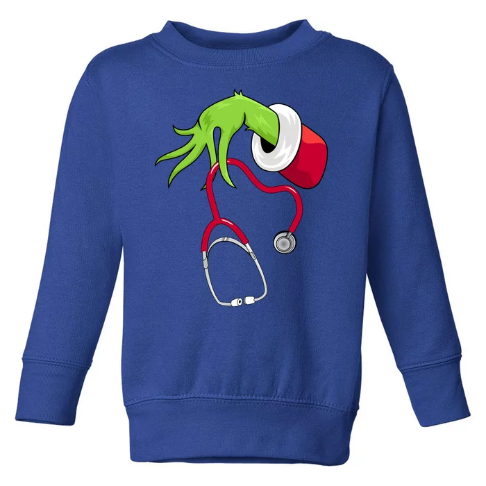 Stethoscope Christmas Holiday Toddler Sweatshirt