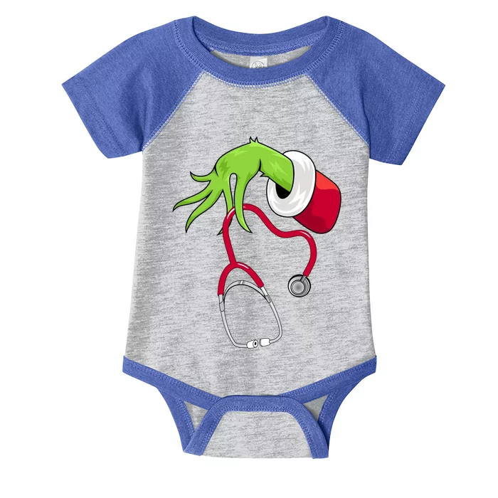 Stethoscope Christmas Holiday Infant Baby Jersey Bodysuit