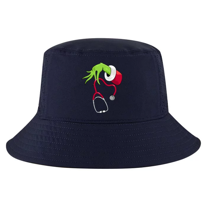 Stethoscope Christmas Holiday Cool Comfort Performance Bucket Hat