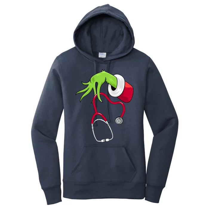 Stethoscope Christmas Holiday Women's Pullover Hoodie