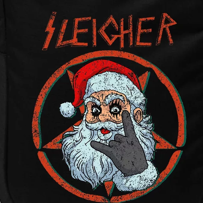 Sleigher Christmas Heavy Metal Xmas Hail Santa Impact Tech Backpack