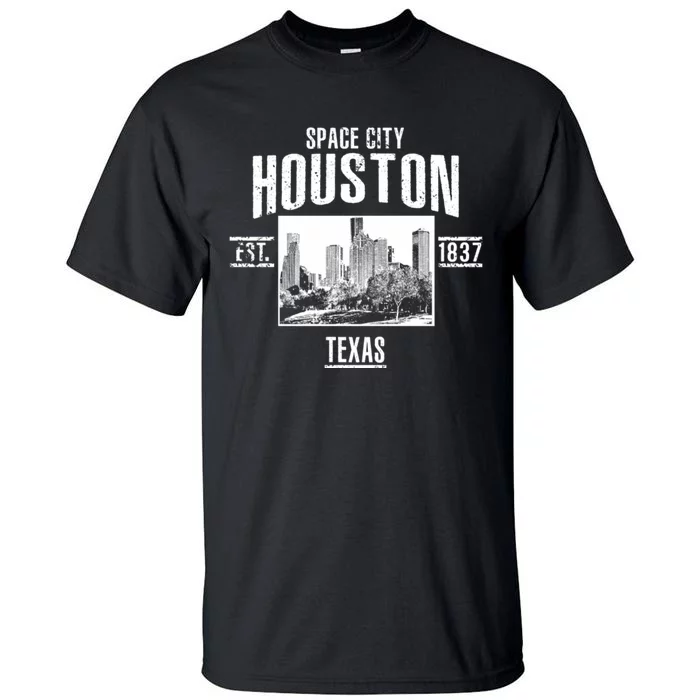 Space City Houston Est 1837 Texas Tall T-Shirt