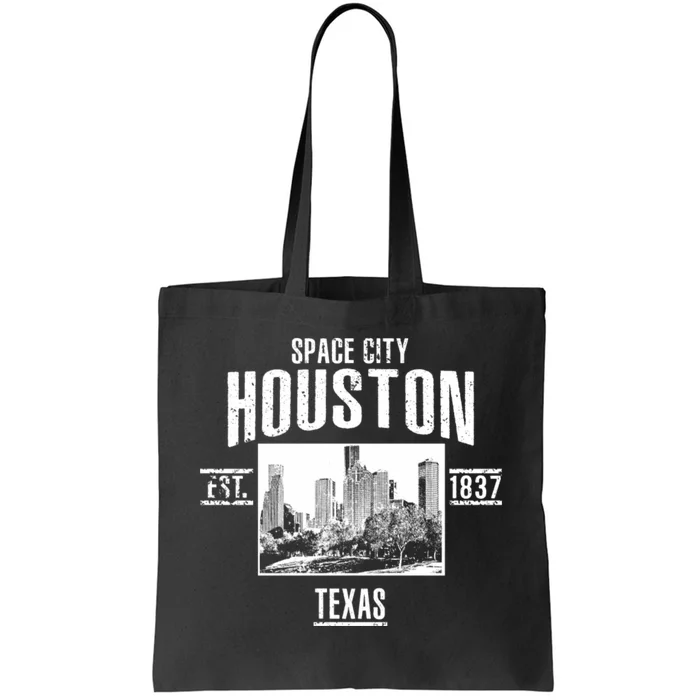 Space City Houston Est 1837 Texas Tote Bag