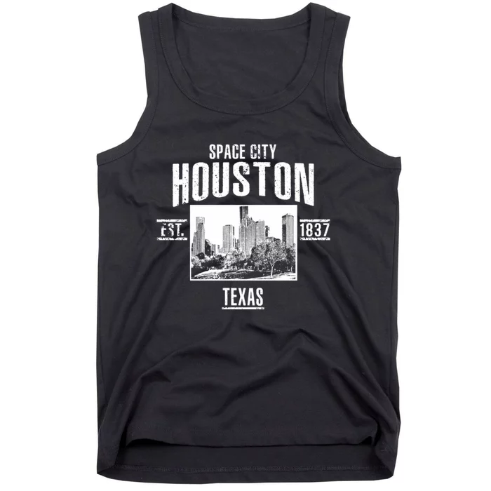 Space City Houston Est 1837 Texas Tank Top