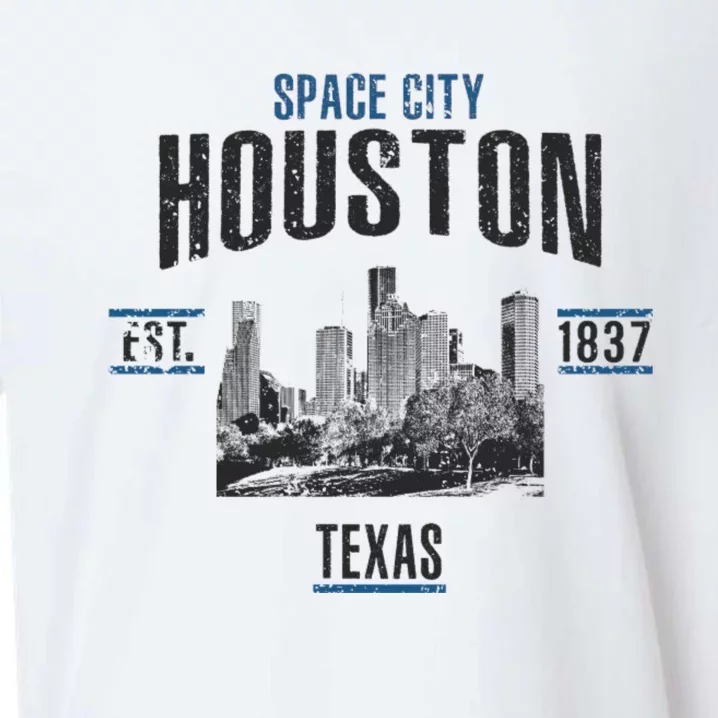 Space City Houston Est 1837 Texas Sueded Cloud Jersey T-Shirt