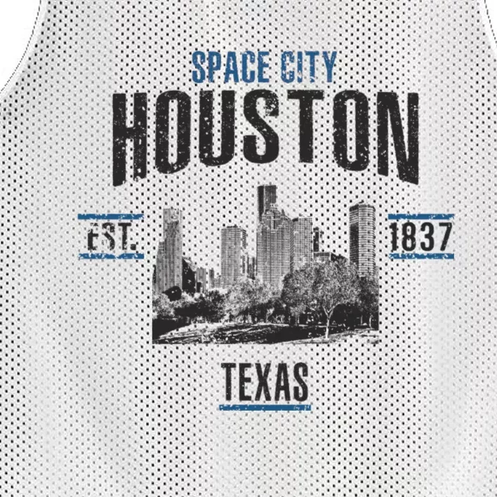 Space City Houston Est 1837 Texas Mesh Reversible Basketball Jersey Tank