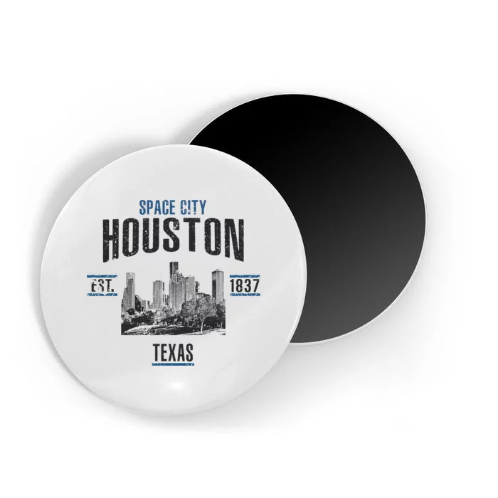 Space City Houston Est 1837 Texas Magnet