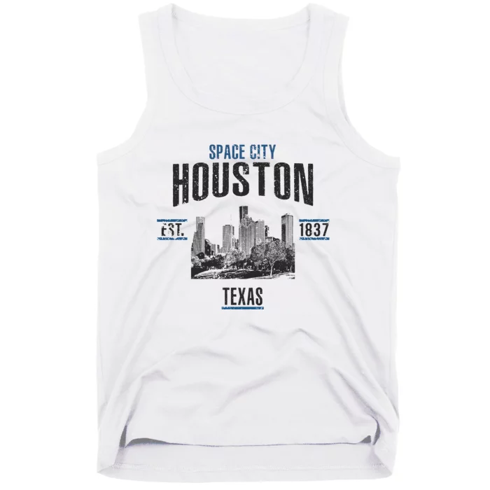 Space City Houston Est 1837 Texas Tank Top