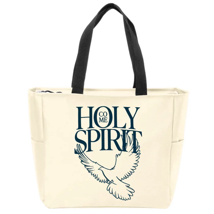 Savchuk Come Holy Spirit Zip Tote Bag