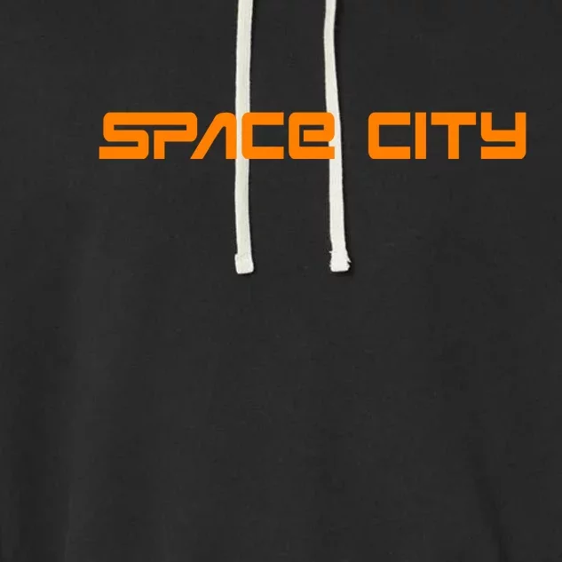 Space City Houston Garment-Dyed Fleece Hoodie