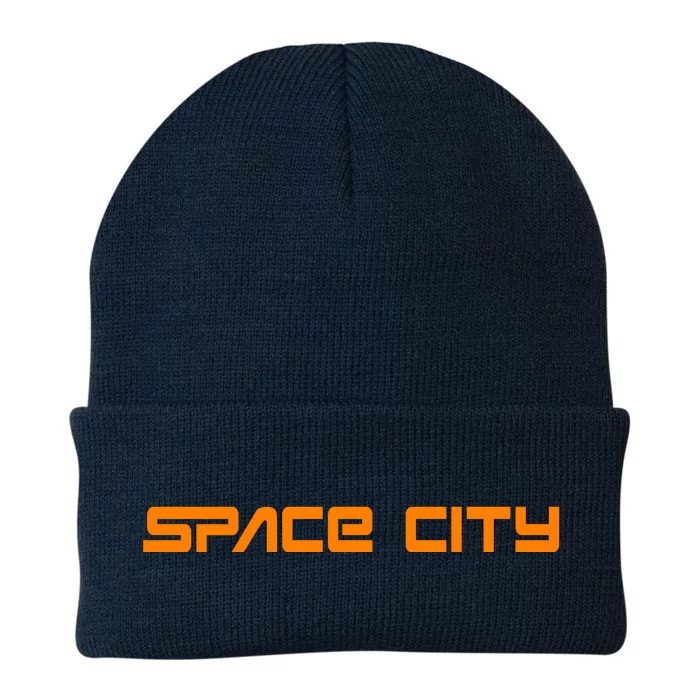 Space City Houston Knit Cap Winter Beanie