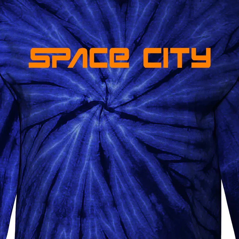 Space City Houston Tie-Dye Long Sleeve Shirt