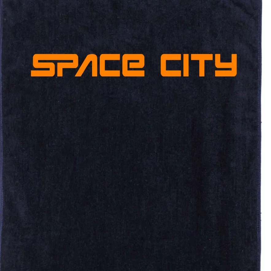 Space City Houston Platinum Collection Golf Towel