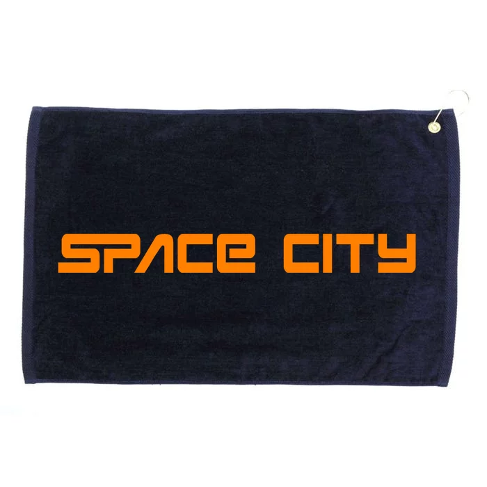 Space City Houston Grommeted Golf Towel